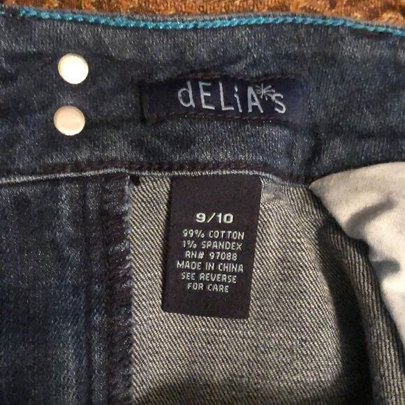 Delias Bailey distressed Jean shorts size 9/10 - Picture 5 of 5